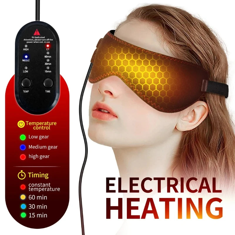 Thermal Eye Relief Mask — Heat & Massage Therapy for Tired, Dry Eyes