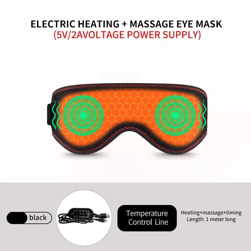 Thermal Eye Relief Mask — Heat & Massage Therapy for Tired, Dry Eyes