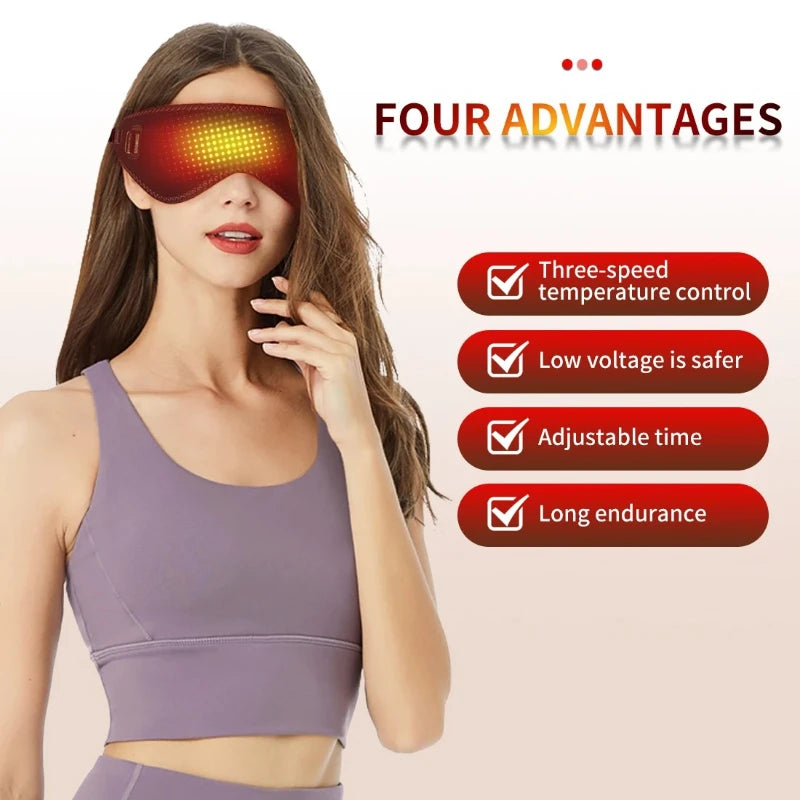 Thermal Eye Relief Mask — Heat & Massage Therapy for Tired, Dry Eyes